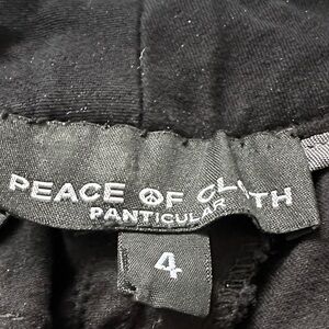 Peace of clothe black crop jeans